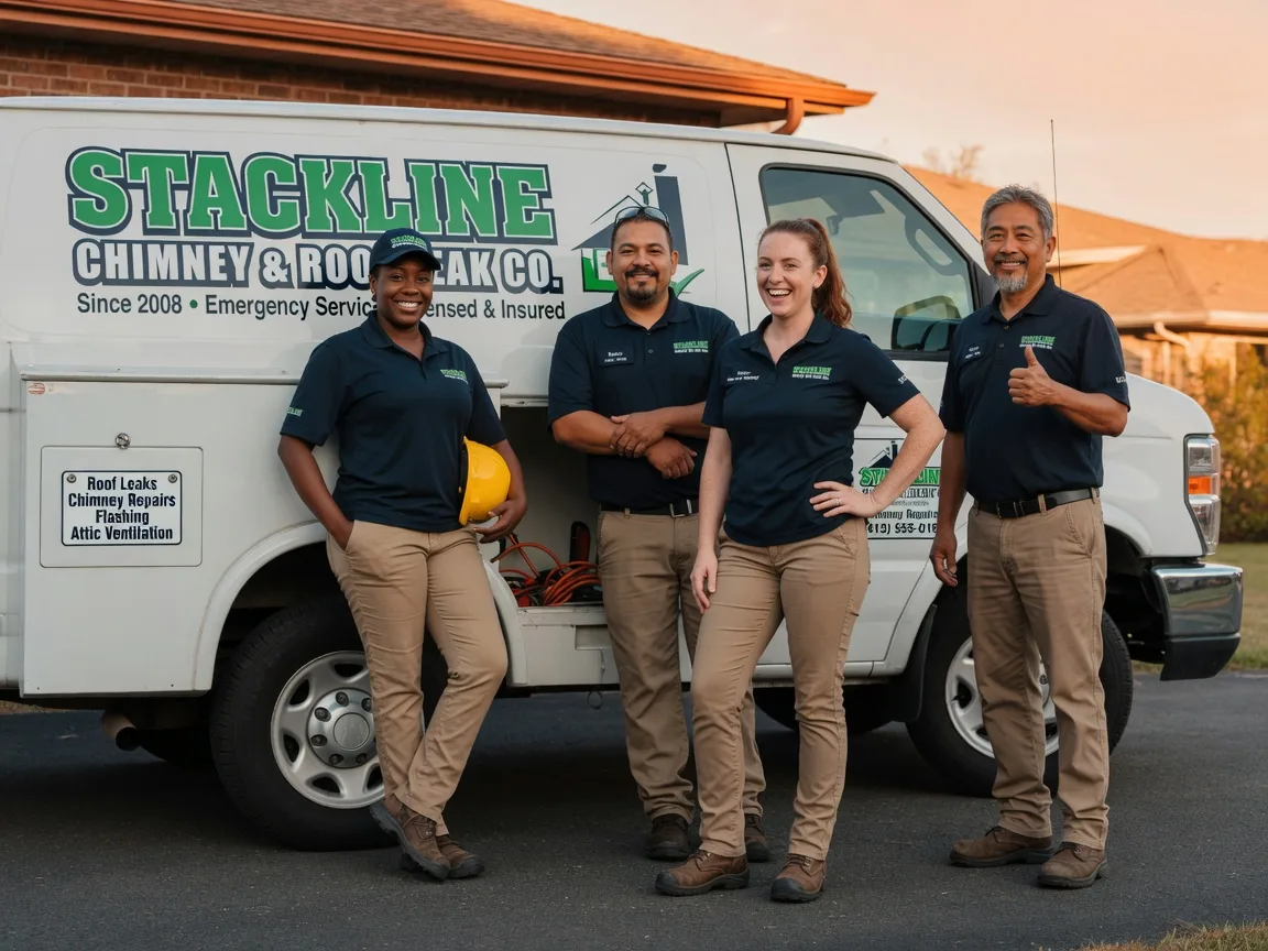 Chimney flashing repair company in Banks, AR